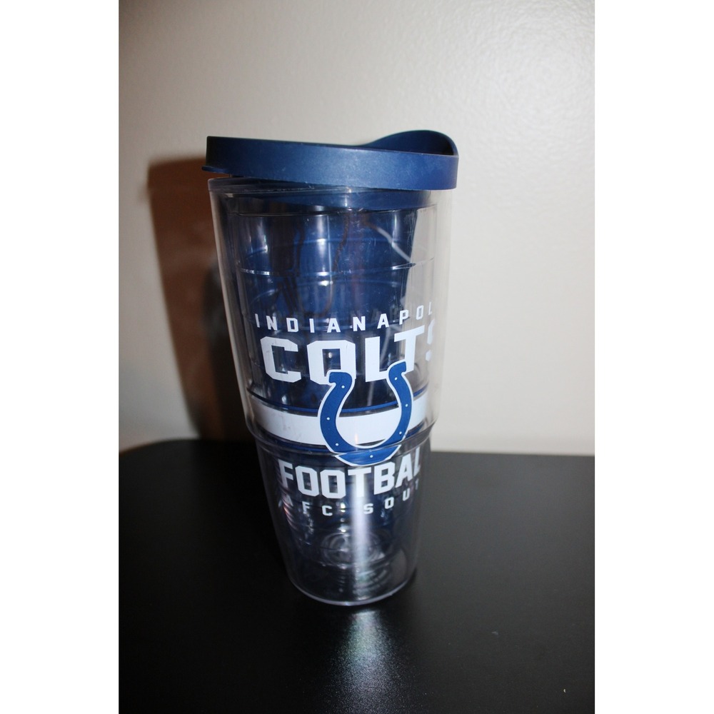 Tervis Tumbler Indianapolis Colts NFL Insulated Travel Cup with Lid 24oz Blue